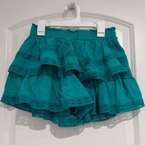 Altar'd State Turquoise Textured Shorts